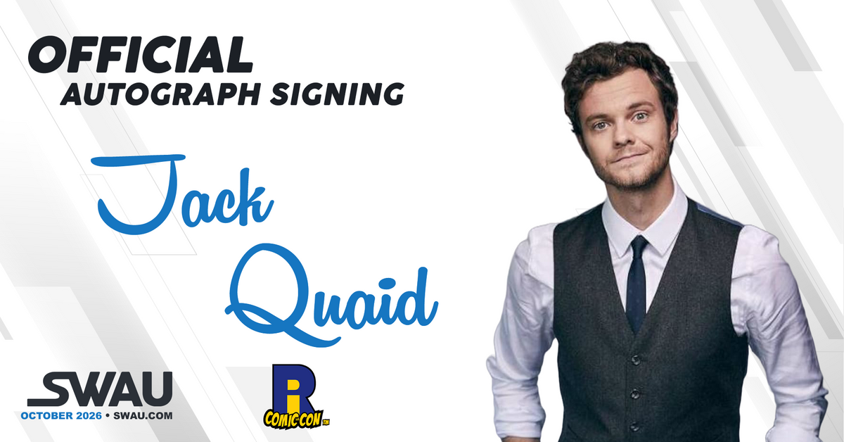 Jack Quaid Autograph Signing - Rhode Island Comic Con 2026