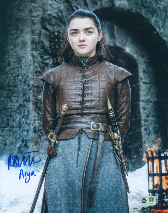 Maisie Williams Signed 11X14 Photo - SWAU Authenticated