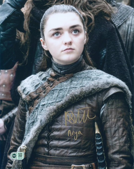 Maisie Williams Signed 11X14 Photo - SWAU Authenticated