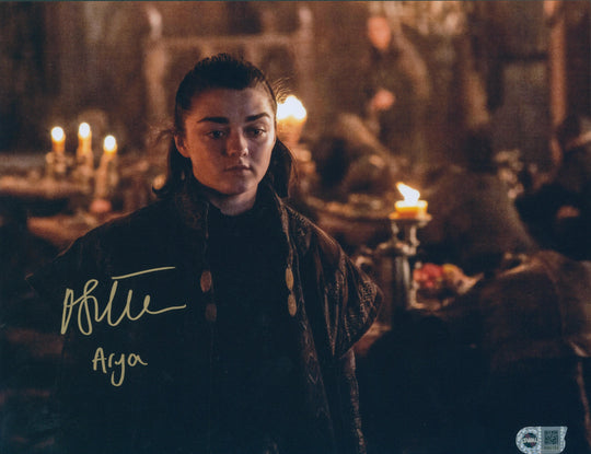 Maisie Williams Signed 11X14 Photo - SWAU Authenticated