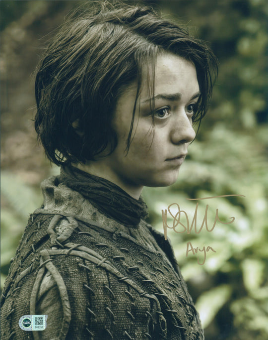 Maisie Williams Signed 11X14 Photo - SWAU Authenticated
