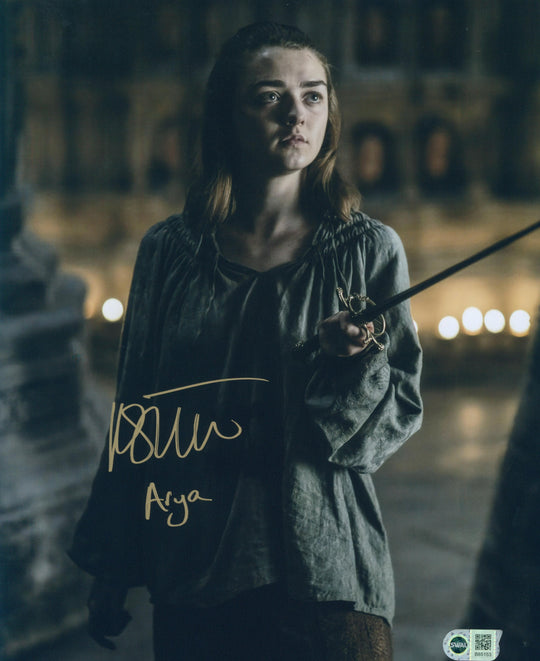 Maisie Williams Signed 11X14 Photo - SWAU Authenticated