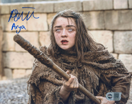 Maisie Williams Signed 8x10 Photo - SWAU Authenticated
