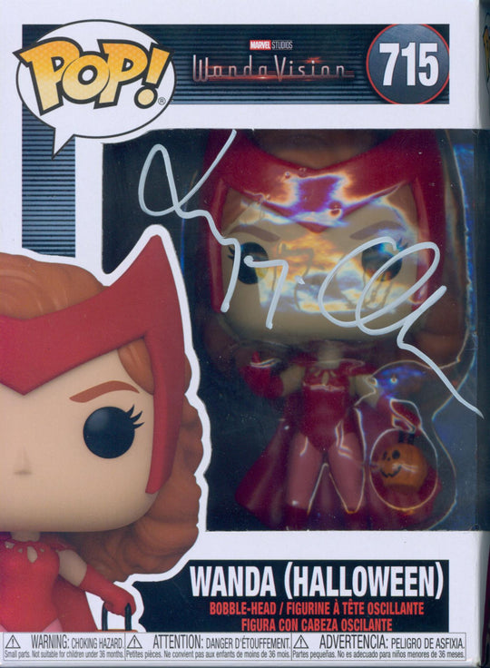 Elizabeth Olsen Signed Funko POP! - SWAU Authenticated
