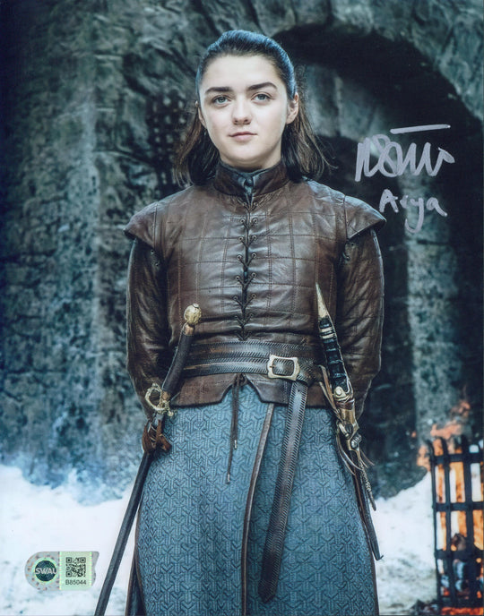 Maisie Williams Signed 8x10 Photo - SWAU Authenticated