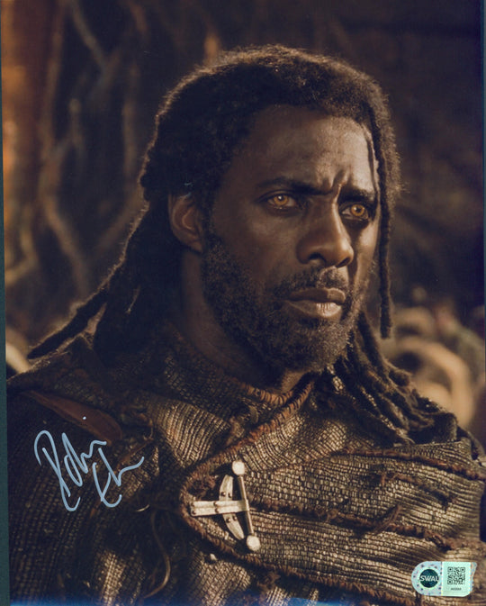 Idris Elba Signed 11x14 Photo - SWAU Authenticated