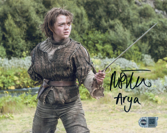 Maisie Williams Signed 8x10 Photo - SWAU Authenticated