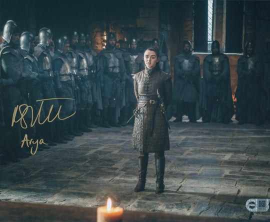 Maisie Williams Signed 11X14 Photo - SWAU Authenticated
