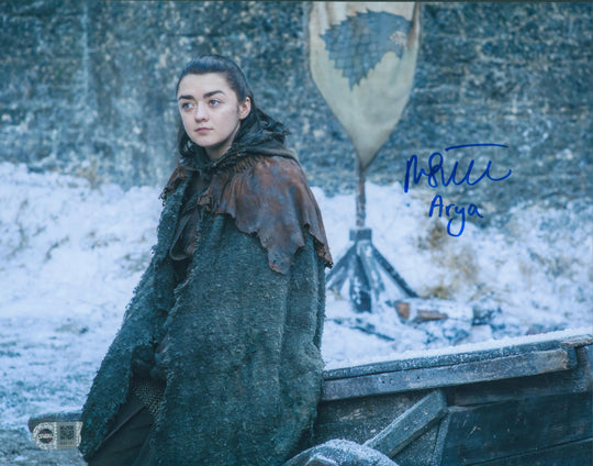 Maisie Williams Signed 11X14 Photo - SWAU Authenticated