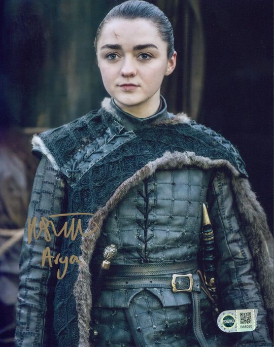 Maisie Williams Signed 8x10 Photo - SWAU Authenticated