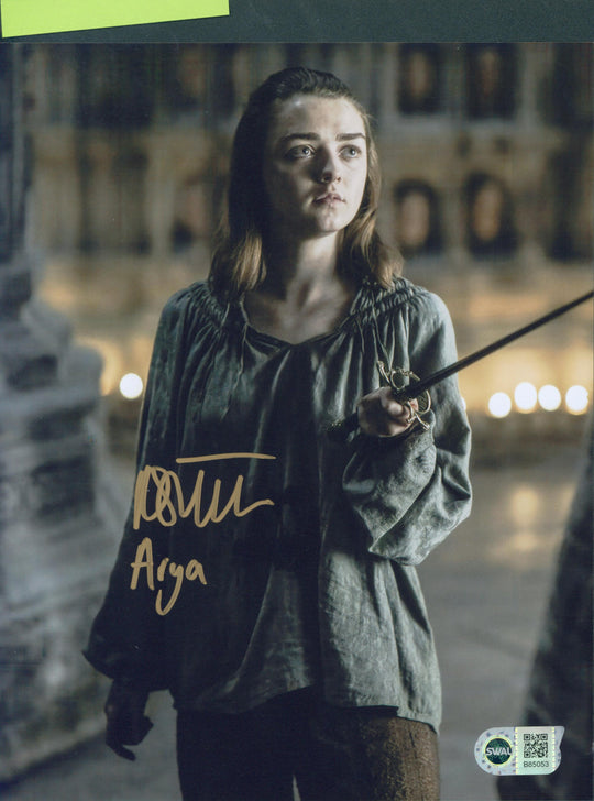 Maisie Williams Signed 8x10 Photo - SWAU Authenticated